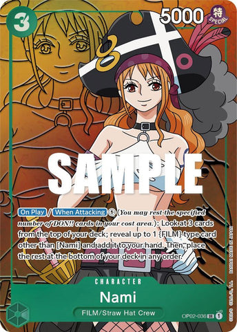 Nami - Alternate Art - Foil (Paramount War)(OP02-036)(SR)