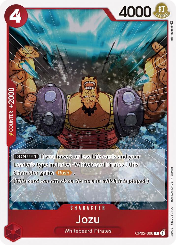 Jozu - Foil (Paramount War)(OP02-008)(R)
