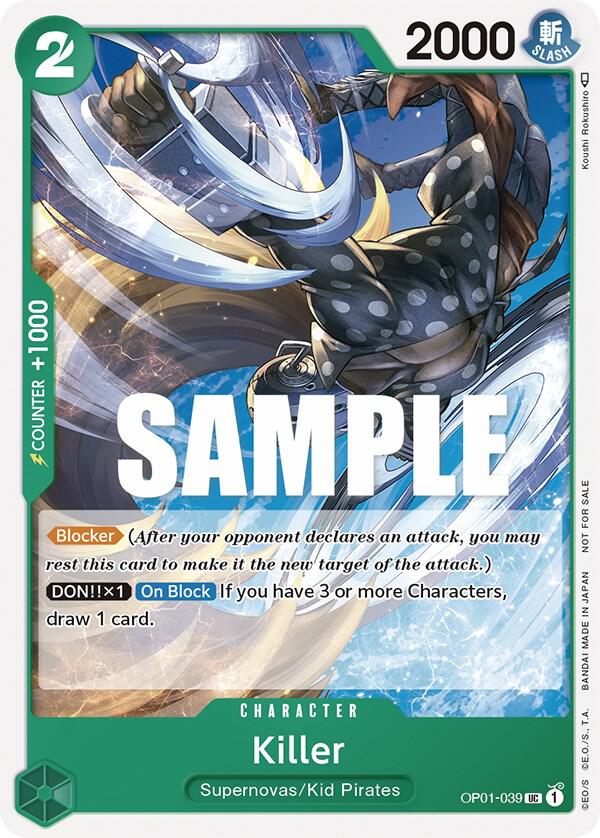 Killer [Promotion Pack 2023] (One Piece Promotion Cards)(OP01-039)(PR)