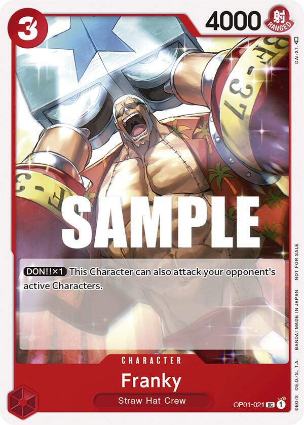 Franky [Tournament Pack Vol. 2] (One Piece Promotion Cards)(OP01-021)(PR)