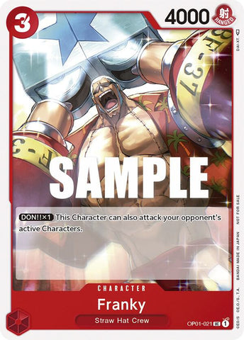 Franky [Tournament Pack Vol. 2] (One Piece Promotion Cards)(OP01-021)(PR)