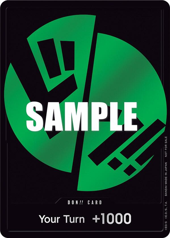 DON!! Card [Green] [Foil] (One Piece Promotion Cards)(PR)