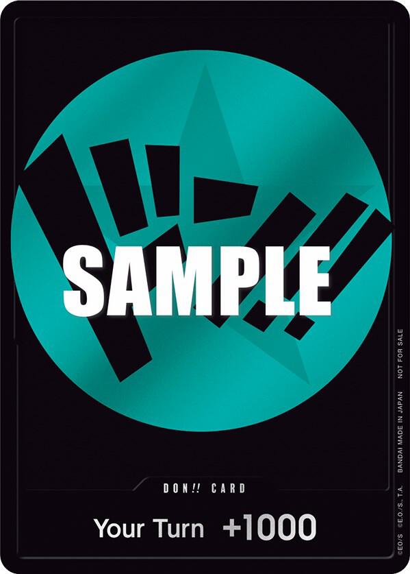 DON!! Card [Teal] [Foil] (One Piece Promotion Cards)(PR)