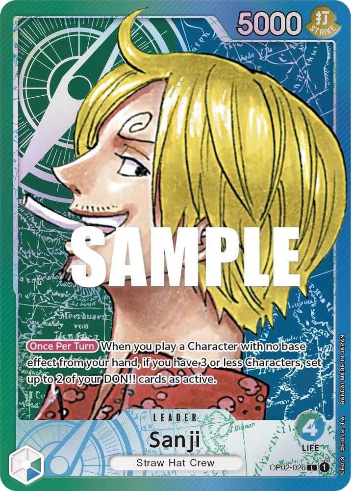 Sanji - Alternate Art - Foil (Paramount War)(OP02-026)(L)