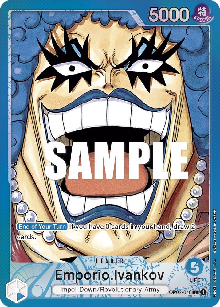 Emporio.Ivankov (049) - Alternate Art - Foil (Paramount War)(OP02-049)(L)