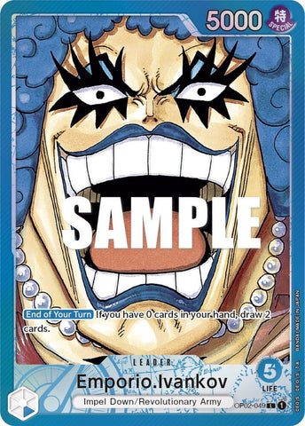Emporio.Ivankov (049) - Alternate Art - Foil (Paramount War)(OP02-049)(L)