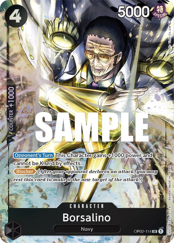 Borsalino - Alternate Art - Foil (Paramount War)(OP02-114)(SR)