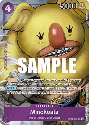 Minokoala - Box Topper - Foil (Paramount War)(OP02-086)(UC)