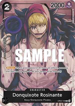 Donquixote Rosinante - Box Topper - Foil (Paramount War)(OP02-108)(C)