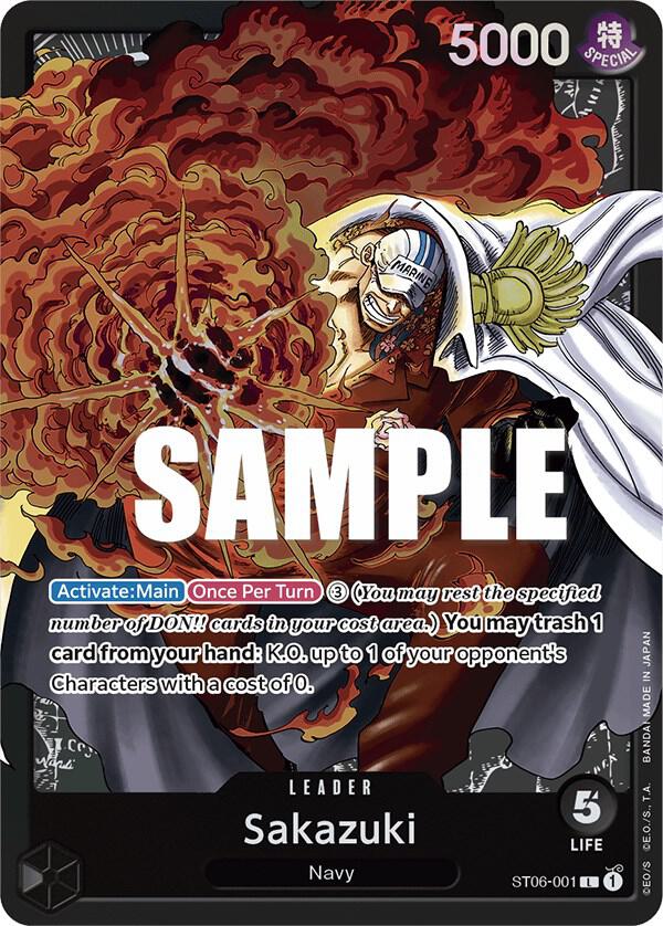 Sakazuki - Foil (Starter Deck 6: Absolute Justice)(ST06-001)(L)