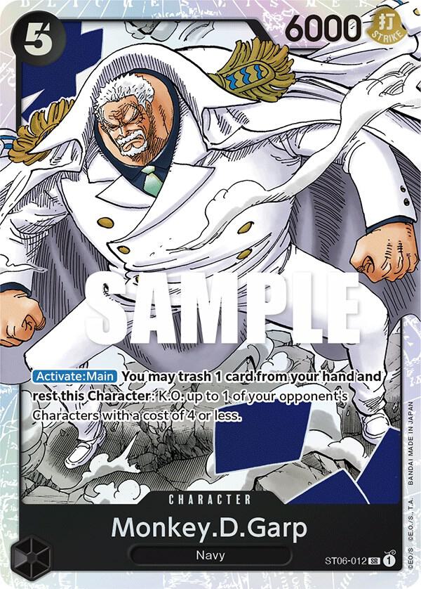 Monkey.D.Garp - Foil (Starter Deck 6: Absolute Justice)(ST06-012)(SR)