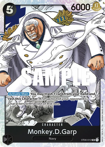 Monkey.D.Garp - Foil (Starter Deck 6: Absolute Justice)(ST06-012)(SR)