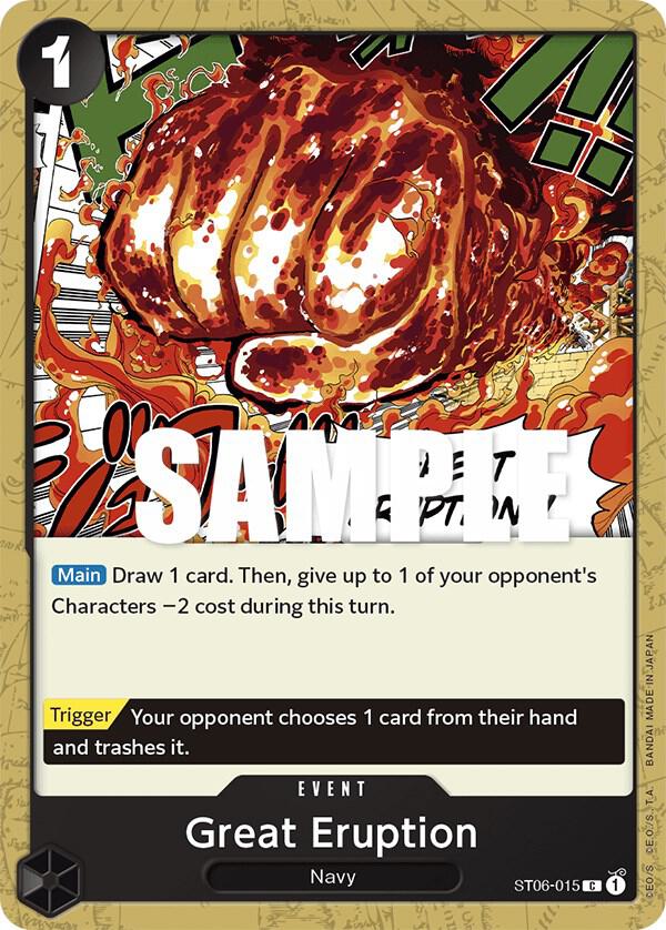 Great Eruption (Starter Deck 6: Absolute Justice)(ST06-015)(C)