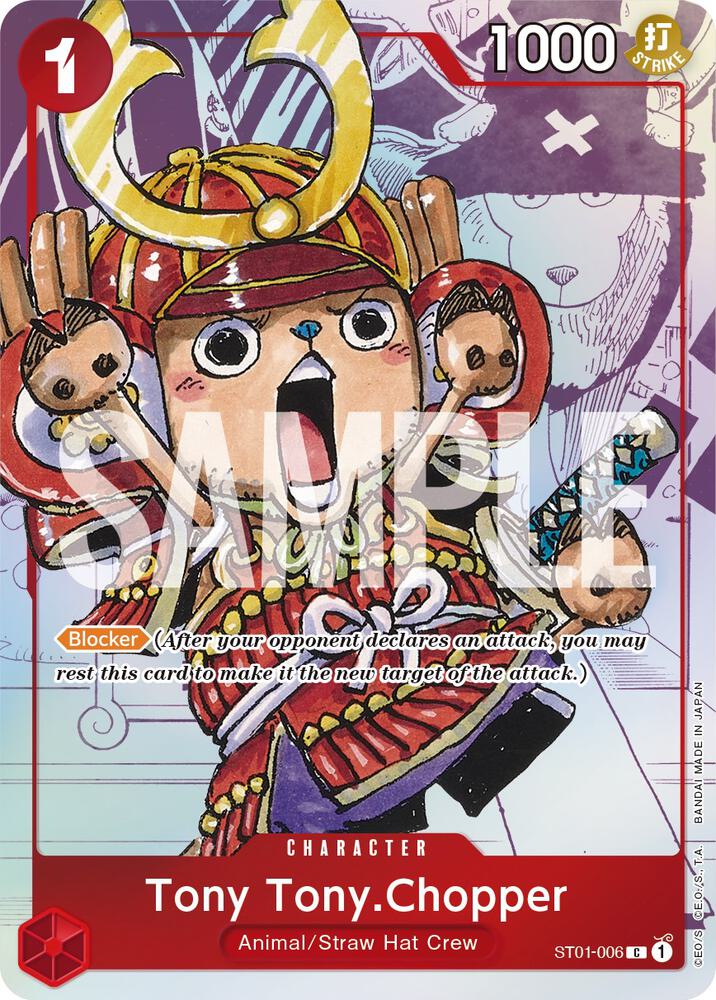 Tony Tony.Chopper - ST01-006 [Alternate Art] [Foil] (One Piece Promotion Cards)(ST01-006)(PR)