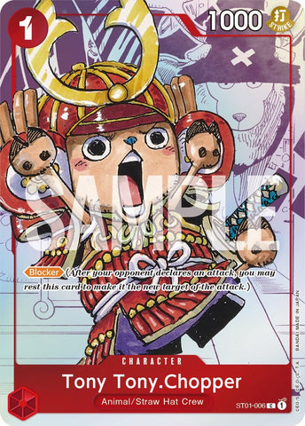 Tony Tony.Chopper - ST01-006 [Alternate Art] [Foil] (One Piece Promotion Cards)(ST01-006)(PR)