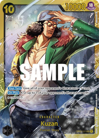Kuzan (121) - Foil (Paramount War)(OP02-121)(SEC)