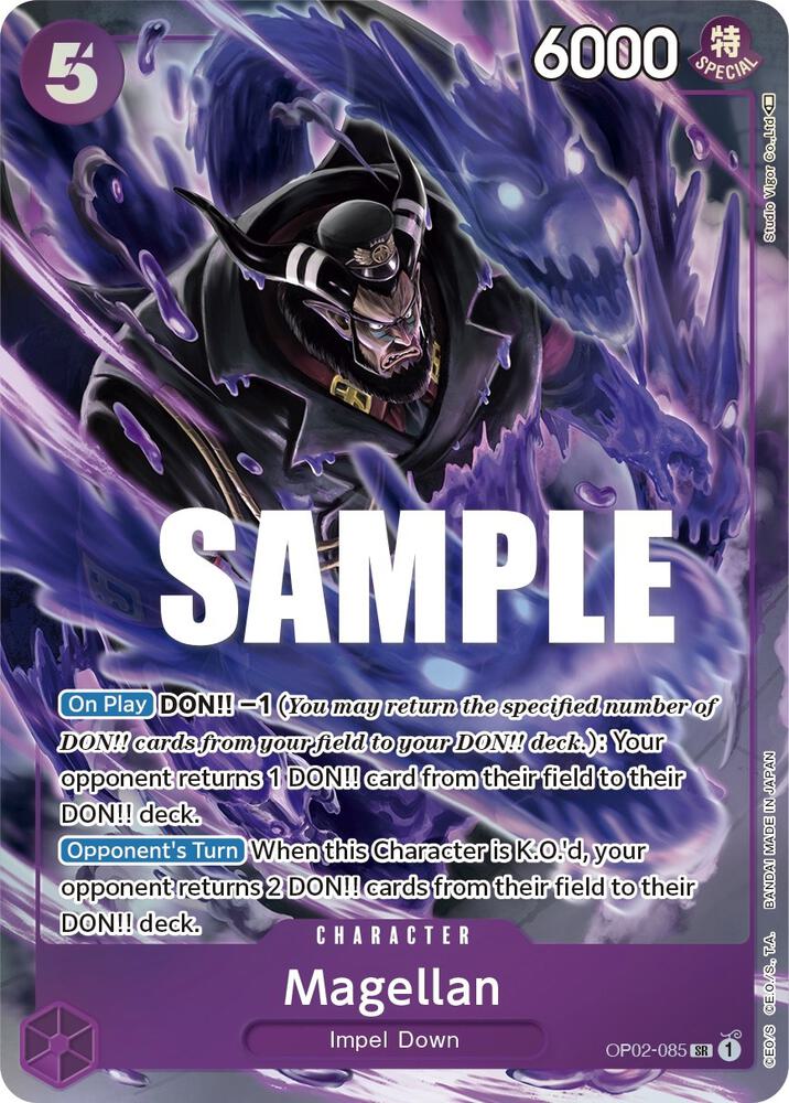 Magellan (085) - Alternate Art - Foil (Paramount War)(OP02-085)(SR)