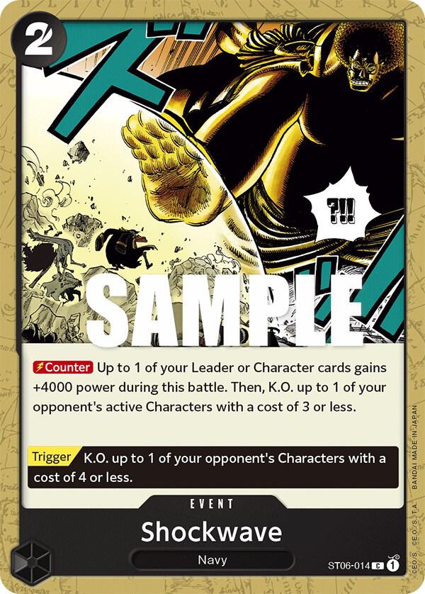 Shockwave (Starter Deck 6: Absolute Justice)(ST06-014)(C)