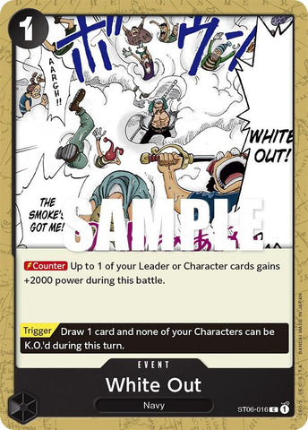 White Out (Starter Deck 6: Absolute Justice)(ST06-016)(C)