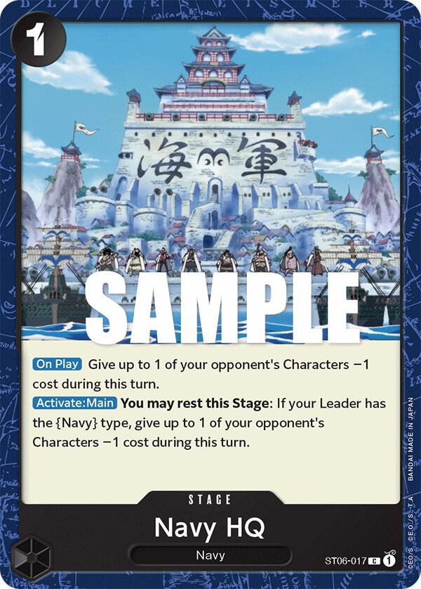 Navy HQ (Starter Deck 6: Absolute Justice)(ST06-017)(C)