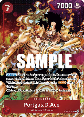 Portgas.D.Ace - Parallel - Foil (Paramount War)(OP02-013)(SR)