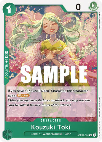 Kouzuki Toki (Paramount War)(OP02-031)(UC)
