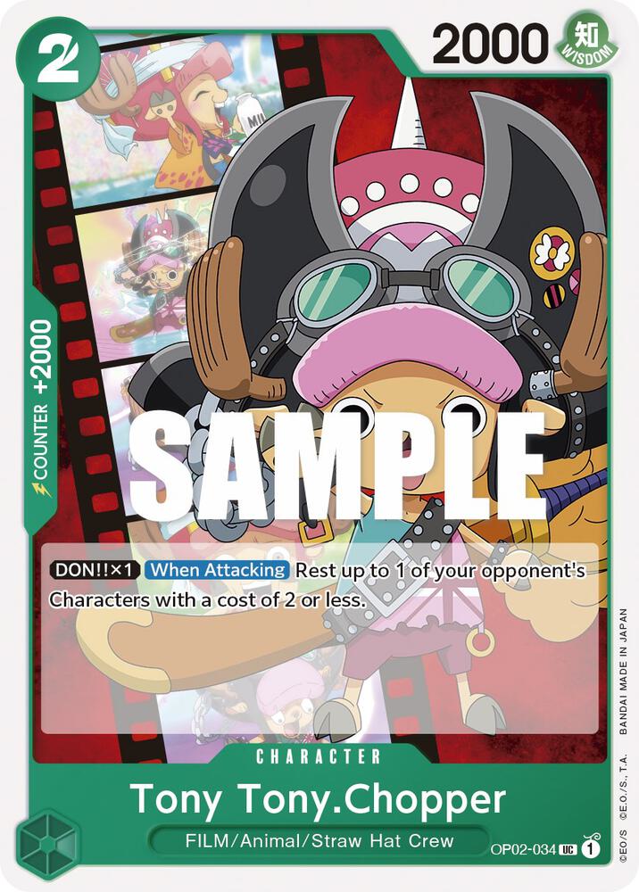 Tony Tony.Chopper (Paramount War)(OP02-034)(UC)