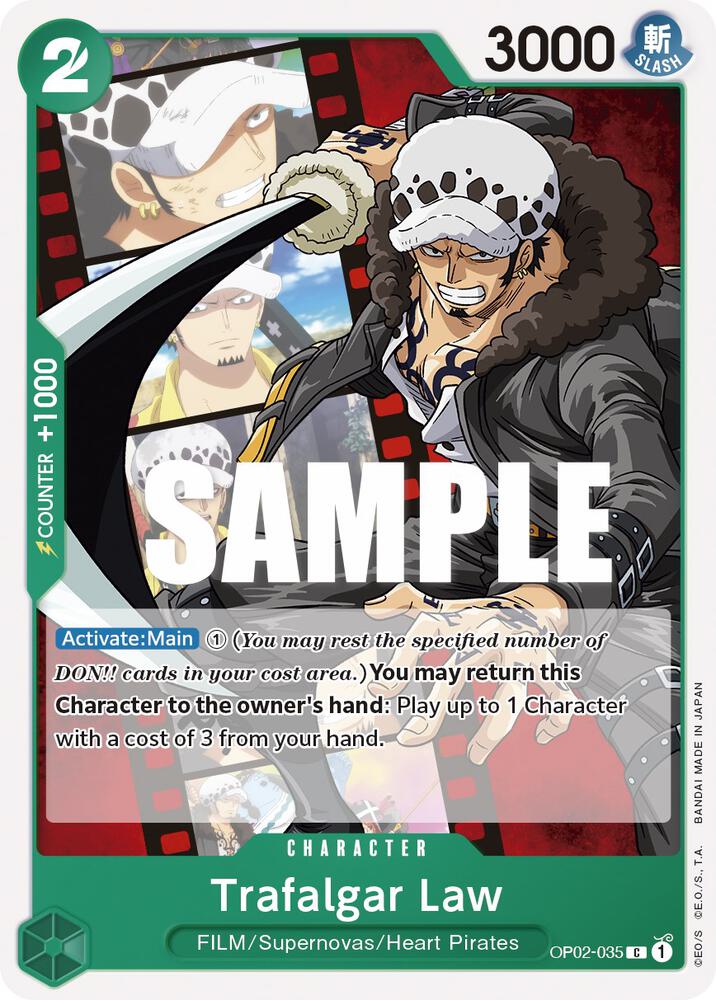 Trafalgar Law (Paramount War)(OP02-035)(C)
