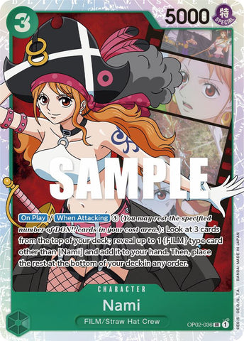 Nami - Foil (Paramount War)(OP02-036)(SR)