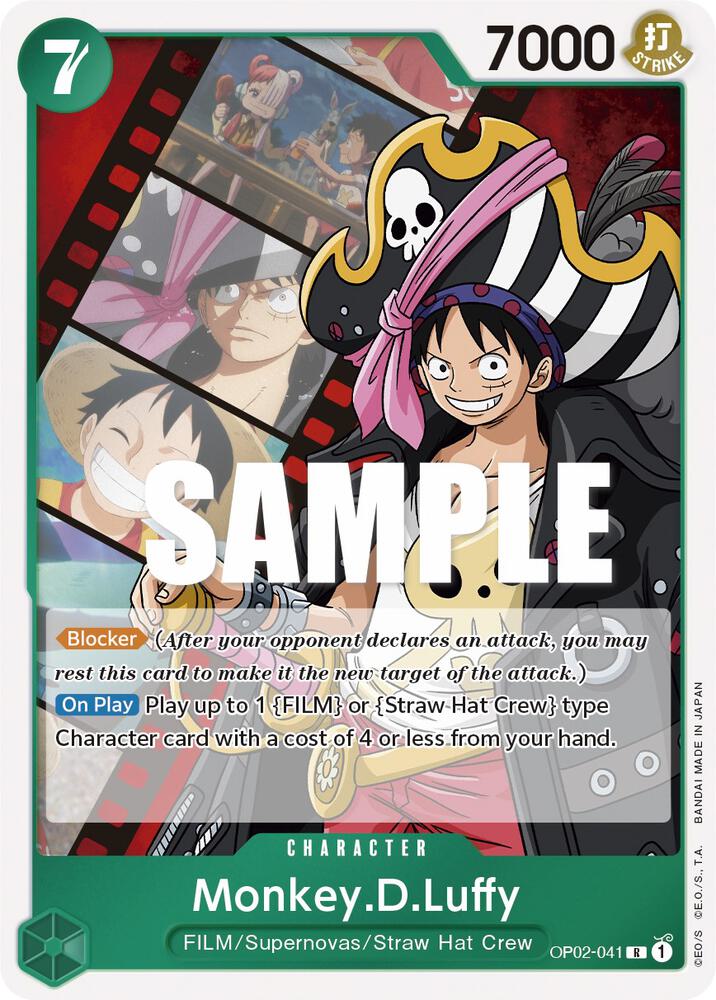 Monkey.D.Luffy (041) - Foil (Paramount War)(OP02-041)(R)