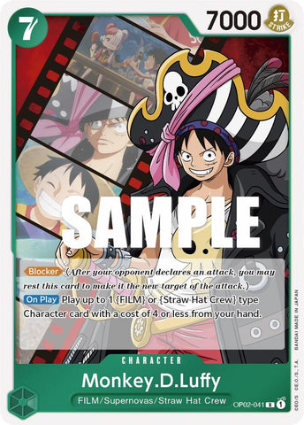 Monkey.D.Luffy (041) (Paramount War)(OP02-041)(R)