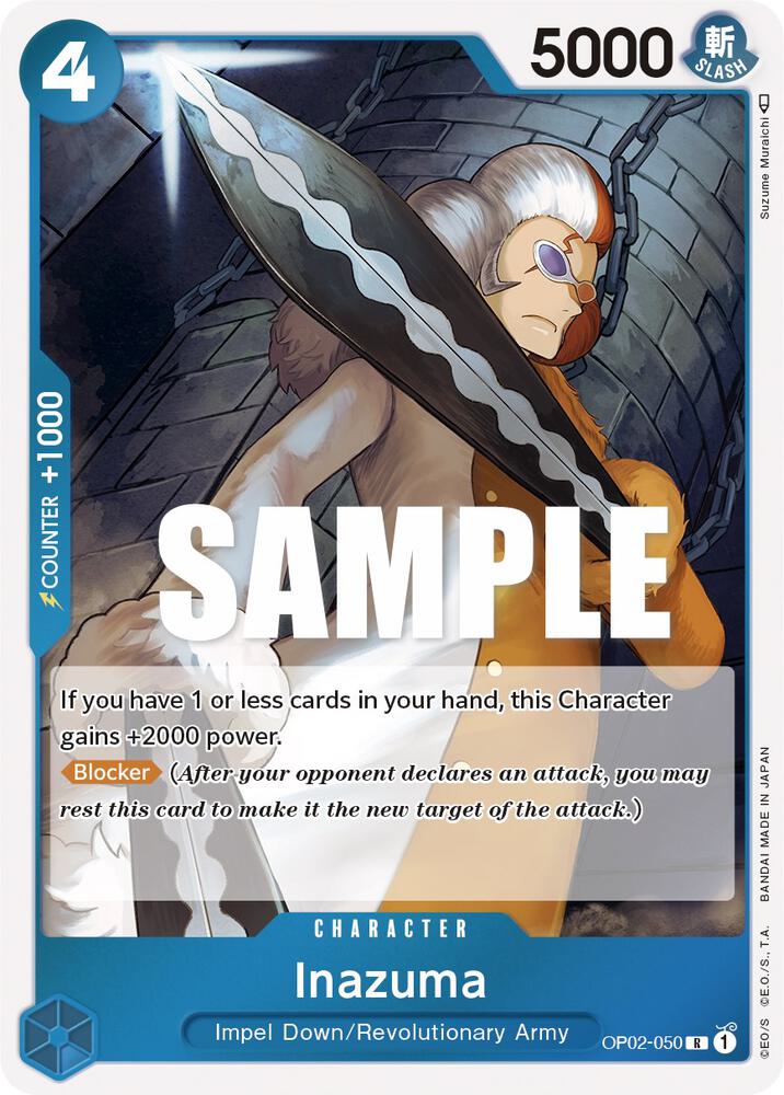 Inazuma - Foil (Paramount War)(OP02-050)(R)