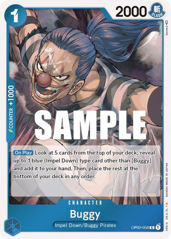 Buggy - Foil (Paramount War)(OP02-058)(R)