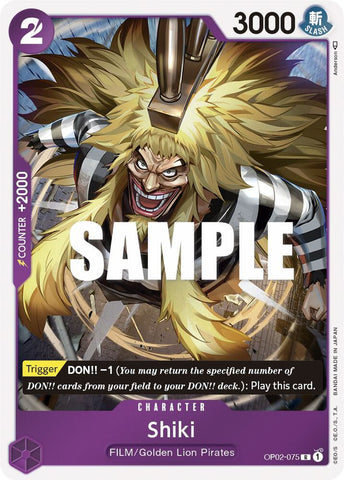 Shiki - Foil (Paramount War)(OP02-075)(R)