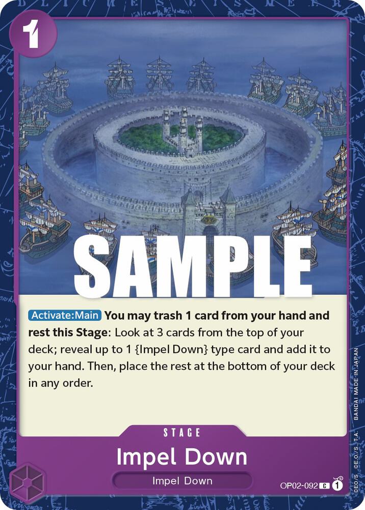 Impel Down (Paramount War)(OP02-092)(C)
