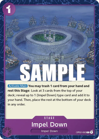 Impel Down (Paramount War)(OP02-092)(C)