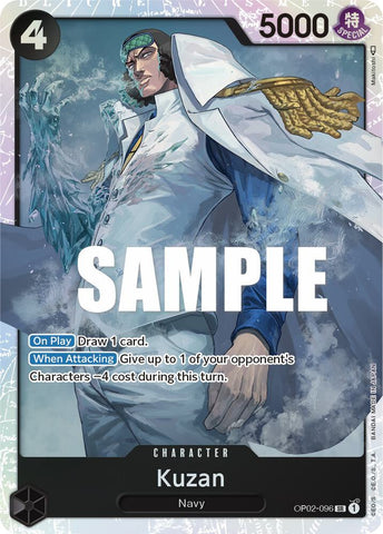 Kuzan (096) - Foil (Paramount War)(OP02-096)(SR)