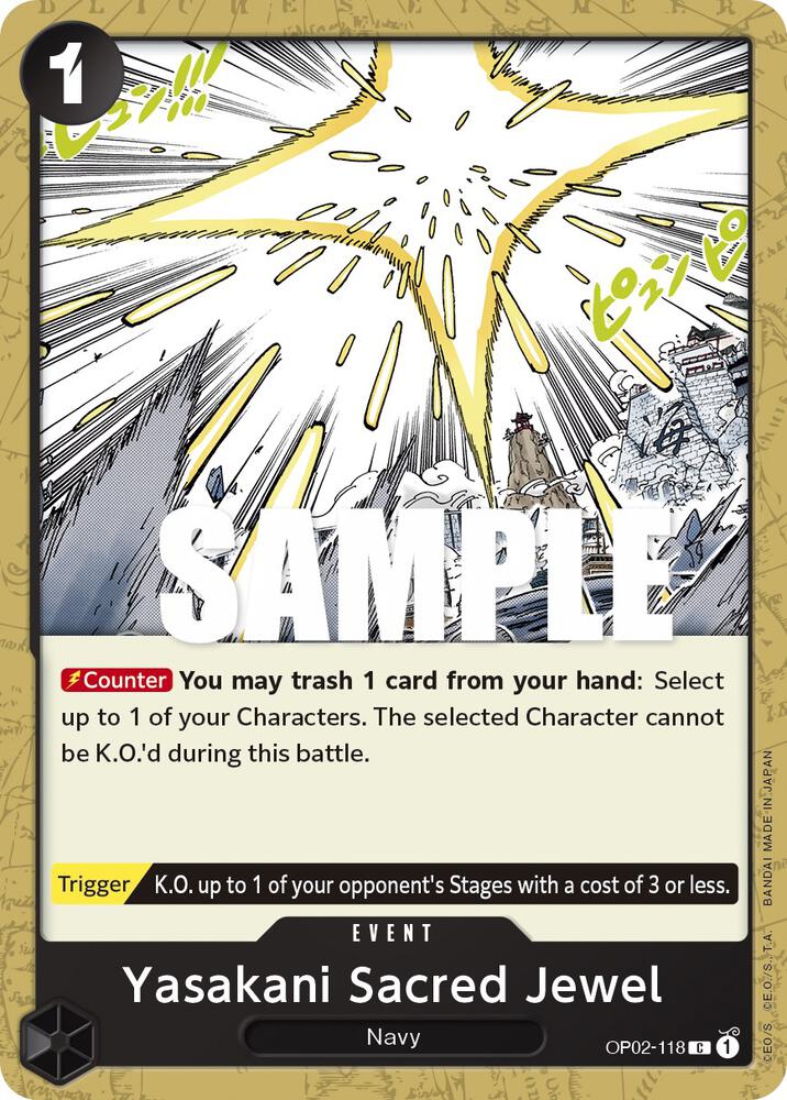Yasakani Sacred Jewel (Paramount War)(OP02-118)(C)