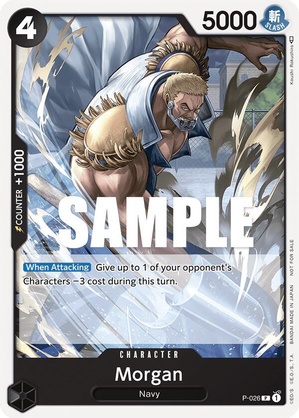 Morgan [Pirates Party Vol. 2] (One Piece Promotion Cards)(P-026)(PR)