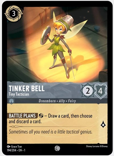 Tinker Bell - Tiny Tactician - Cold Foil (The First Chapter)(1-194/204)(C)