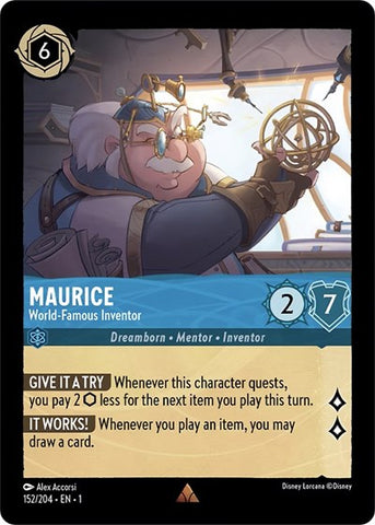 Maurice - World-Famous Inventor - Cold Foil (The First Chapter)(1-152/204)(R)