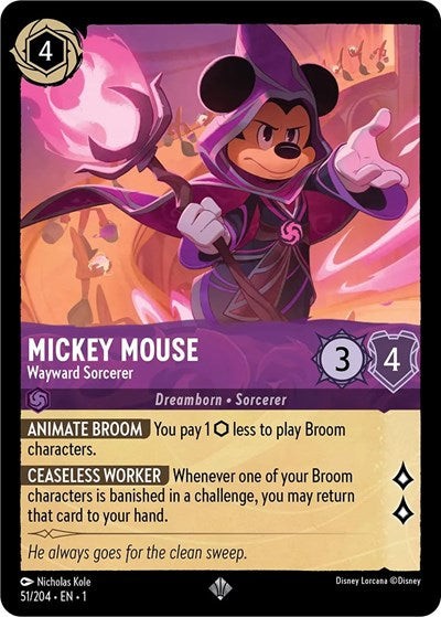 Mickey Mouse - Wayward Sorcerer (The First Chapter)(1-051/204)(SR)