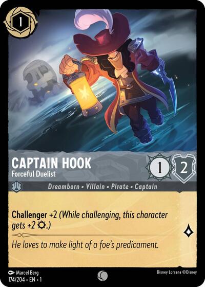 Captain Hook - Forceful Duelist (The First Chapter)(1-174/204)(C)