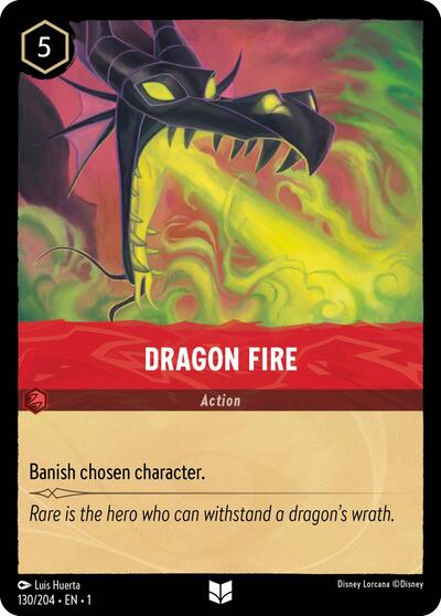 Dragon Fire - Cold Foil (The First Chapter)(1-130/204)(U)