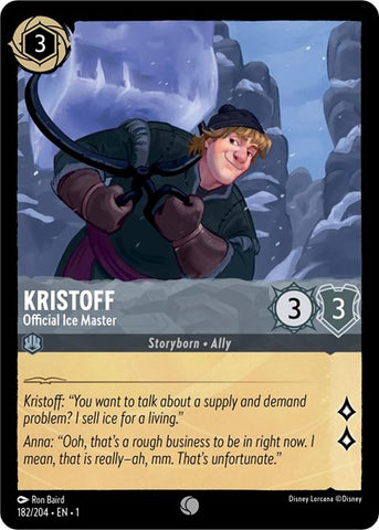 Kristoff - Official Ice Master - Cold Foil (The First Chapter)(1-182/204)(C)