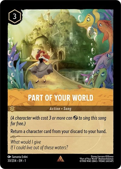 Part of Your World - Cold Foil (The First Chapter)(1-030/204)(R)