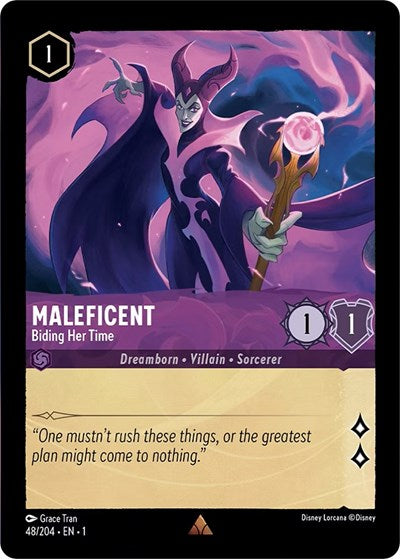 Maleficent - Biding Her Time - Cold Foil (The First Chapter)(1-048/204)(R)