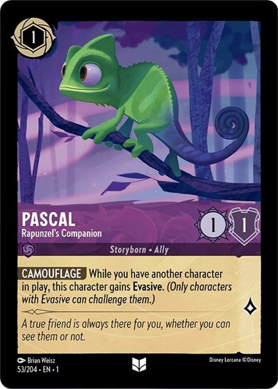 Pascal - Rapunzel's Companion - Cold Foil (The First Chapter)(1-053/204)(U)