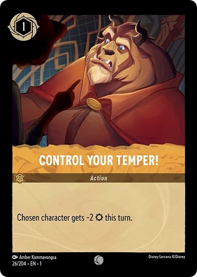 Control Your Temper! - Cold Foil (The First Chapter)(1-026/204)(C)