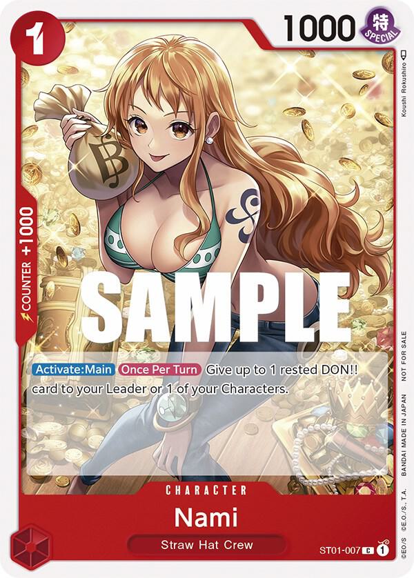 Nami [Tournament Pack Vol. 3] [Participant] (One Piece Promotion Cards)(ST01-007)(PR)